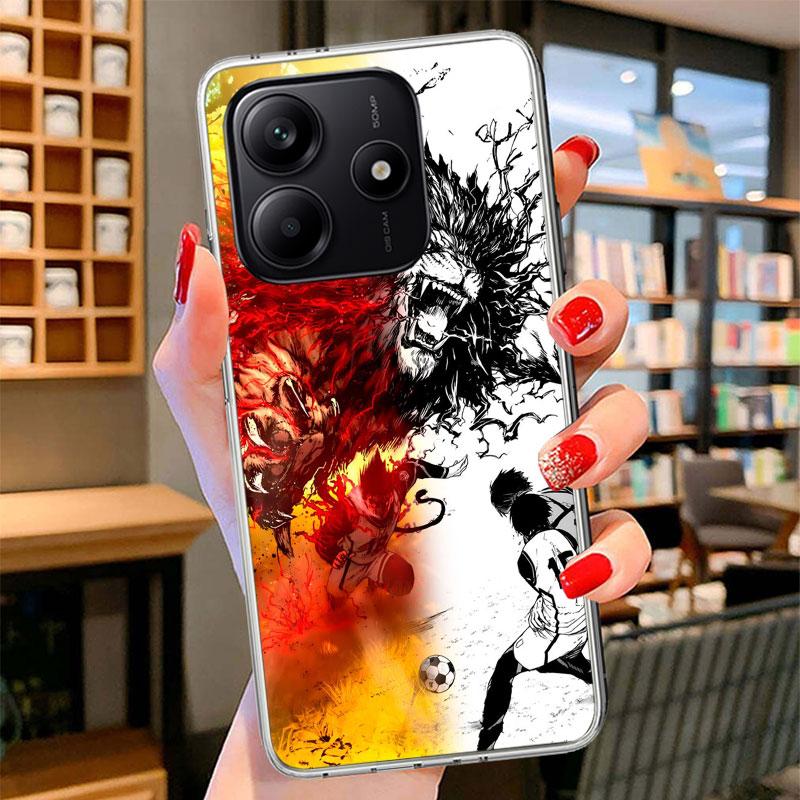 

Blue Lock Football Anime Phone Case For Xiaomi Redmi Note 15 14 13 12 11 10 Pro Plus 14S 12S 11S 11T 11E 10S Soft Fundas Shell R Redmi Note 15 4G