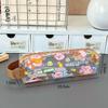 Kawaii Capybara Pen Bag Cartoon Stationery Storage Bag Transparent Pencil Case  Student Gift