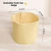 Thick Plastic Double Layer Drain Basket Multifunctional Durable Kitchen Garbage Can Creative Drain Basket Kitchen