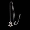 Trendy Stainless Steel Cutout Pendant Necklace for Women – Versatile Personality Clavicle Chain