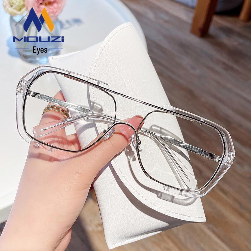 Trendy Retro Korean One-Piece Concave Sunglasses for Men & Women