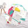 1pc Tropical Bird Auto Umbrella - Auto Open/Close Folding Umbrella with Reinforced 8-Rib Frame, 122