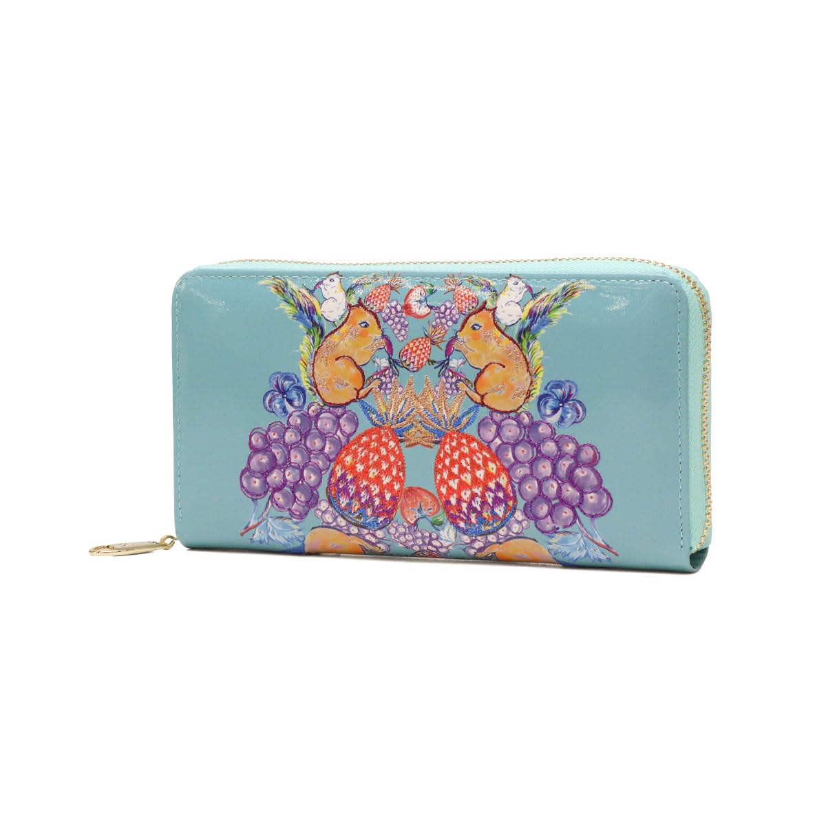 Tsumori Chisato TC Животные Круглая Молния Длинный Кошелек