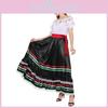 Ethnic Womens Western Dress With Lace And Embroidery Design For Daily Halloween