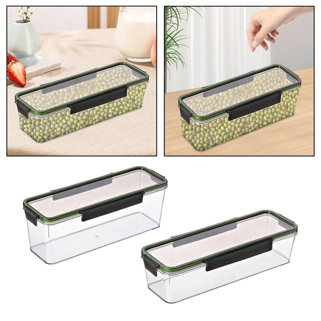 Pasta Container Noodles Box Seal Stackable Food Grade Transparent Food Containers Spaghetti Conatiner for Kitchen Dorms Office