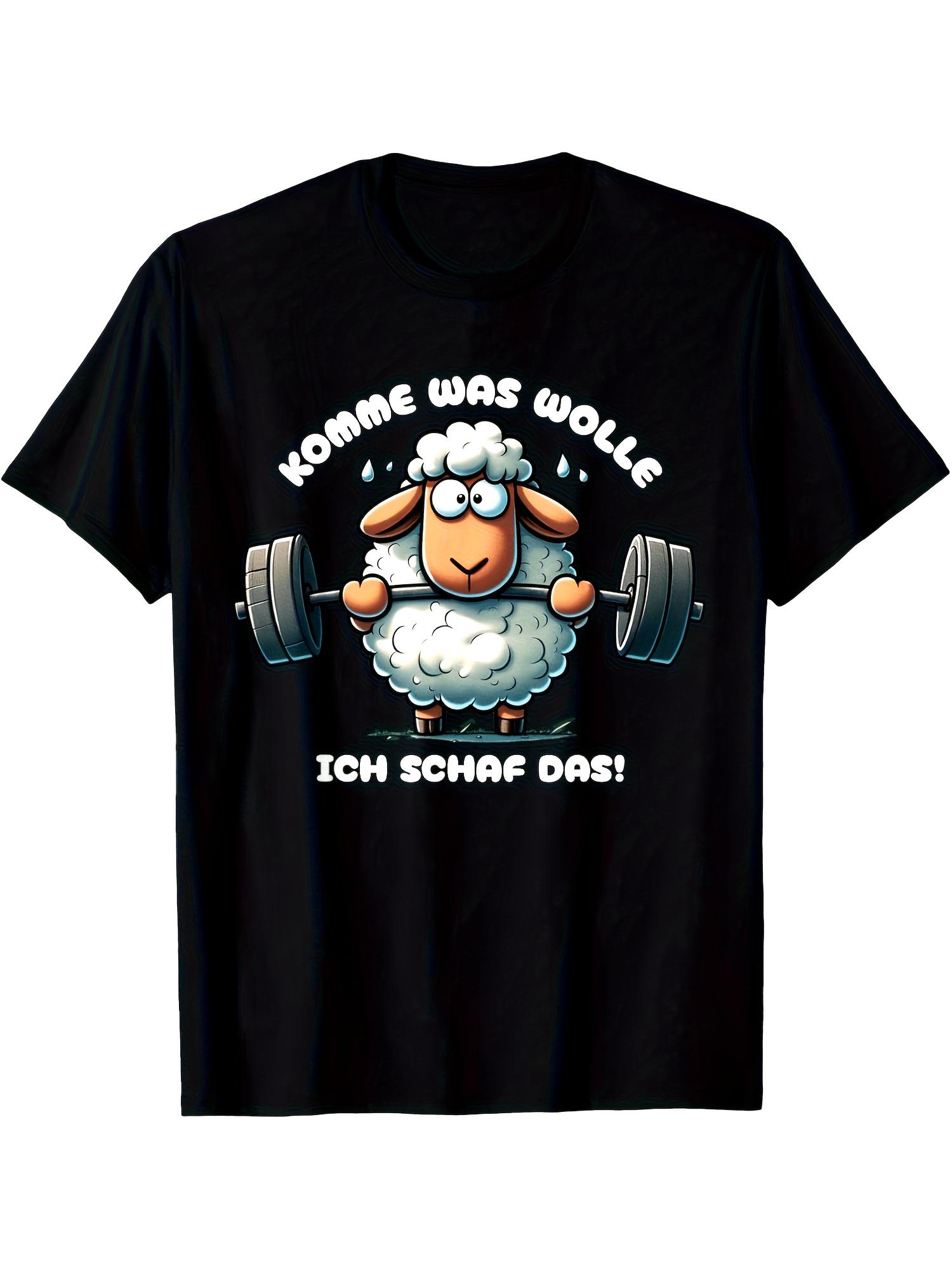 T-Shirt y2k Motivational German Quote T Black 2XL