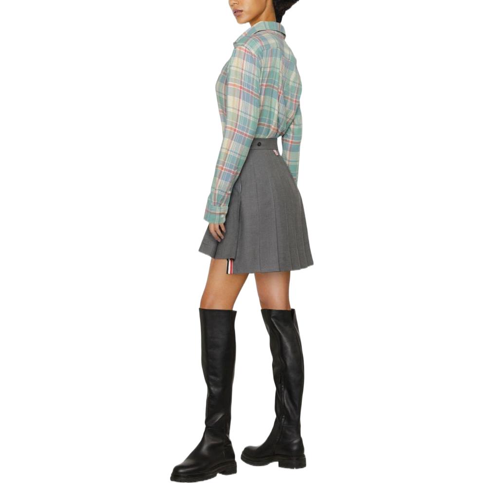 Polo Ralph Lauren SS22 Plaid Collared Long Sleeve Shirt Women Shirts Multicolor 211874043-001