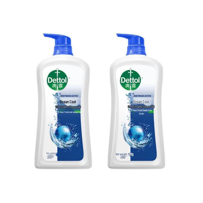 Dettol Ocean Cool Fresh Moisturizing Shower Gel