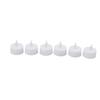 12Pcs Flameless LED Candle Light Tea Lights Candles with Color Transparent Wick Halloween Holiday