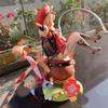 18CM Genshin Impact Klee Ver Mädchen Figur Mondstadt Prächtig und Funken PVC Action Modell Spielzeug Sammlung Puppen Geschenke