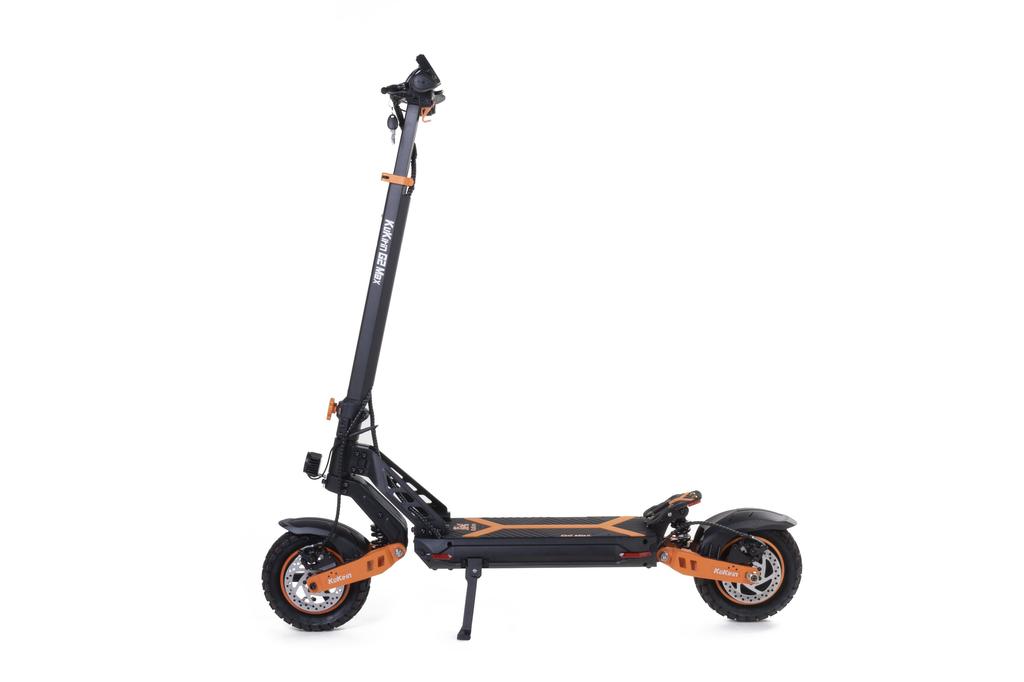 KuKirin Elektrická koloběžka G2 MAX 1000W, 48V 20,8Ah baterie, dojezd 80 km, 10" terénní pneumatiky, dvojité kotoučové brzdy, skládací design