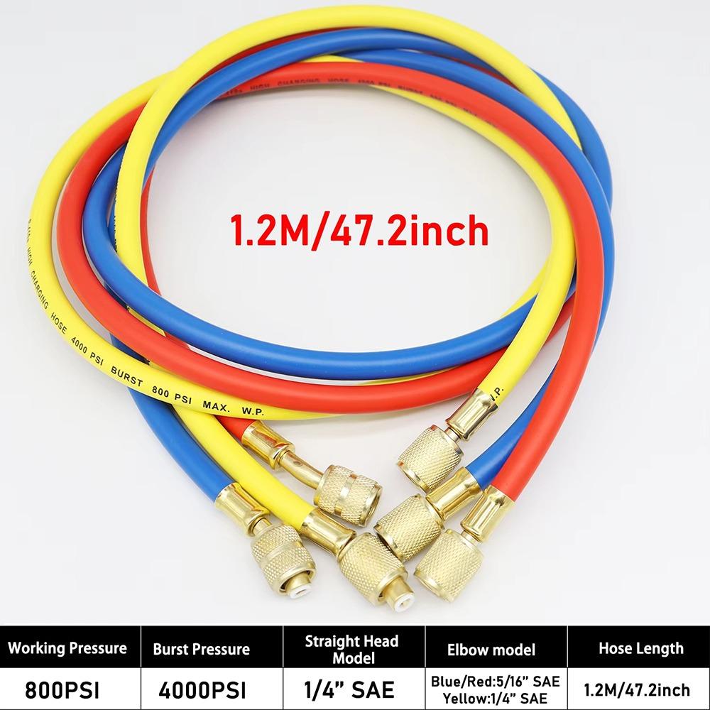 3Pcs/Set 3 Colors Air Conditioning Accessory R22 Refrigerant Hose  Fits for R22 HVAC