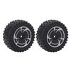RC Car Rear Wheels Rubber Tire Tyre Plastic Hub 144016-2989 Replacement Parts Accessories