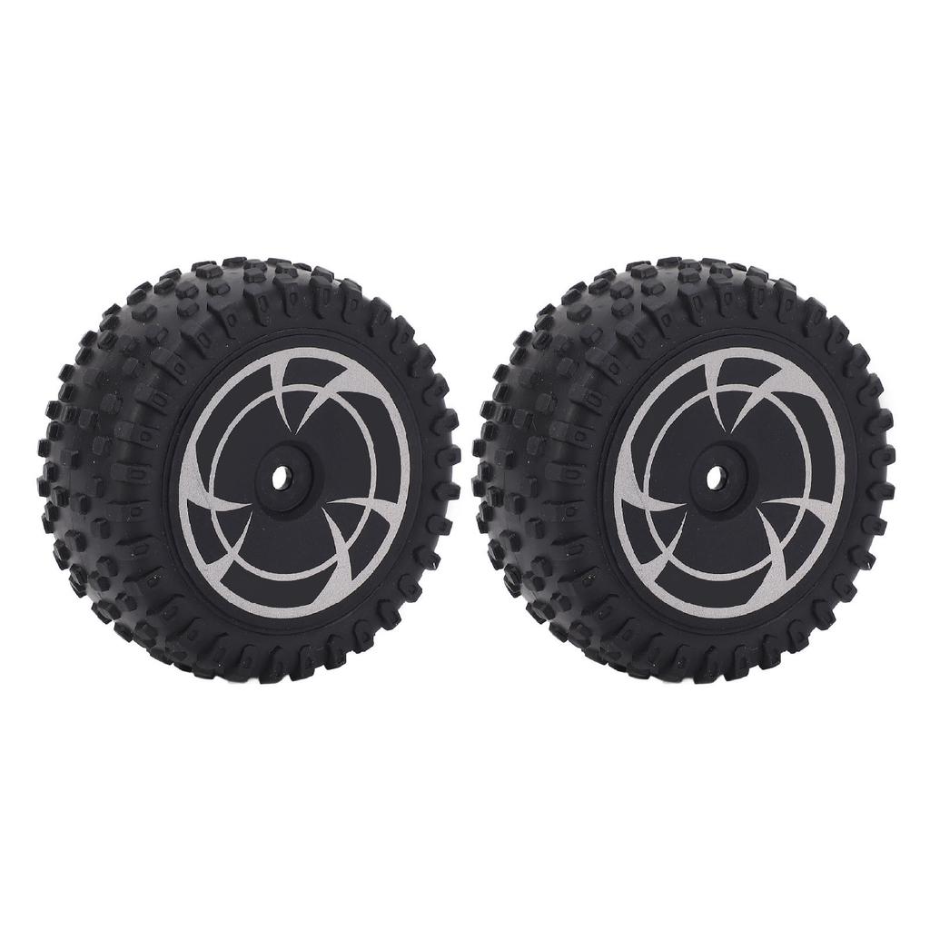 RC Car Rear Wheels Rubber Tire Tyre Plastic Hub 144016-2989 Replacement Parts Accessories