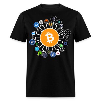 Bitcoin Shirt BTC ETH LTC XMR Hodler Dezentralisiert Krypto Altcoin T-Shirt S-6XL