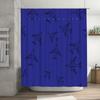 Airplane Blue Shower Curtain Waterproof Fabric For Bathroom Decor Customizable Size Available On.Com