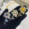 Dili Xue Luxury Zircon-Embellished Rose Brooch for Women