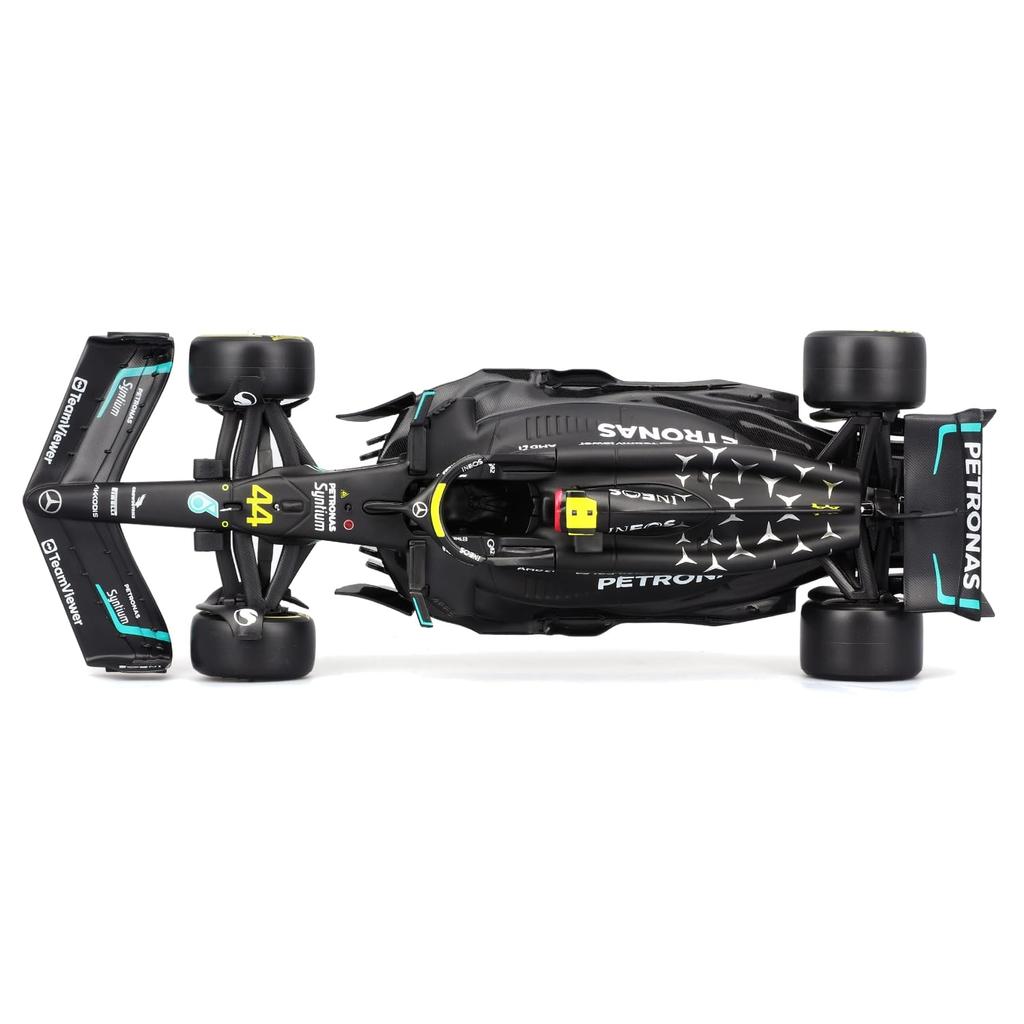 Bburago 2023 Model Scară F1 Petronas W14 E Performance cu Figurină Lewis Hamilton Mașină de Curse Sport Miniatură Model Diecast 1/24 Mercedes-AMG #44 /