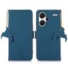 For Xiaomi Redmi Note 13 Pro+ 5G Cell Phone Case Silky Genuine Cow Leather Wallet Cover