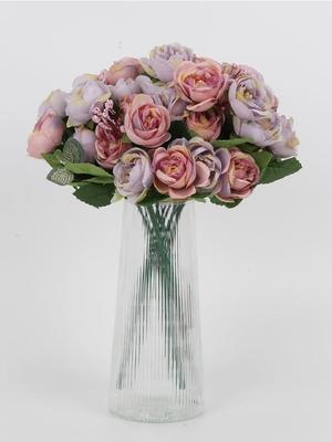 4 Bunch 40 Heads Artificial Rose Flowers Silk Roses Fake Flower for DIY Wedding Party Tables Home Outdoor Indoor Decorations