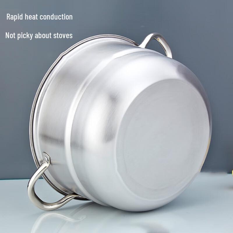 HUIHUADU Food Grade Stainless Steel Double-Layer Steamer Pot