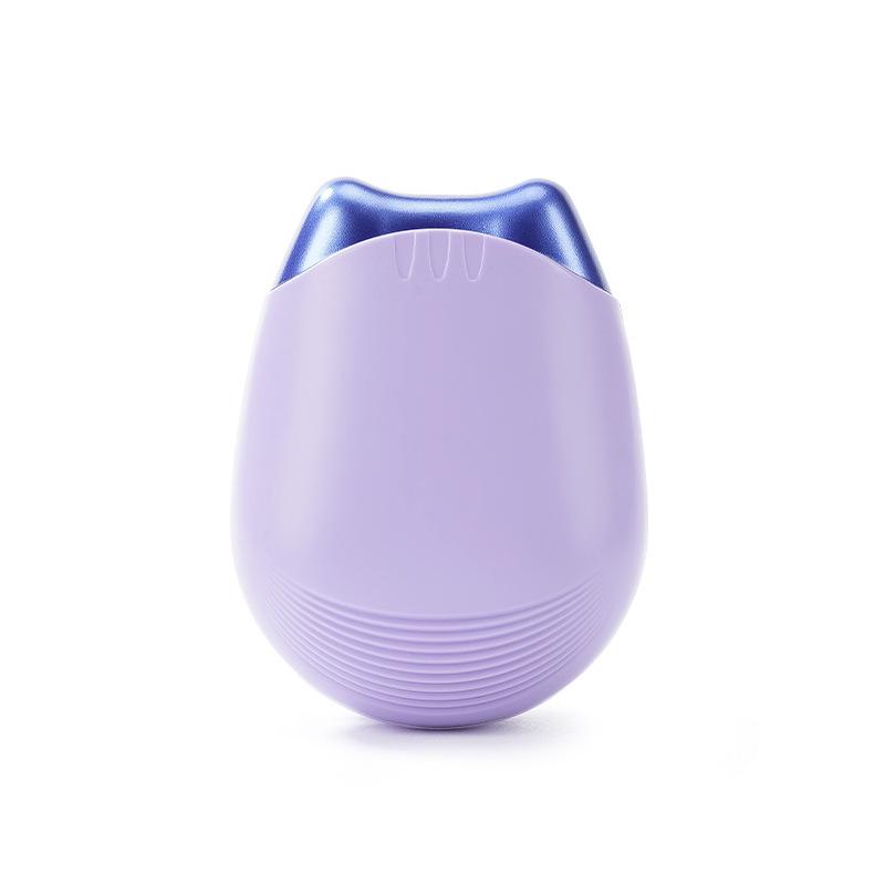 Portable Anti-static Cat Paw Hair Comb with Scalp Massage фиолетовый