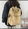 Preppy Backpack Large Aesthetic College Book Bag Retro Canvas Laptop Backpack Travel Rucksack Casual Daypack