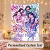 Custom Personalized Tapestry,aespa Print Custom Name Text Wall Art Hanging for Bedroom