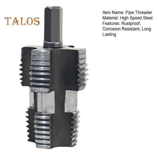 Pipe Threader Tool High-Speed Steel Rustproof Corrosion Resistant Faucet Installation Pipe Threader Accessories