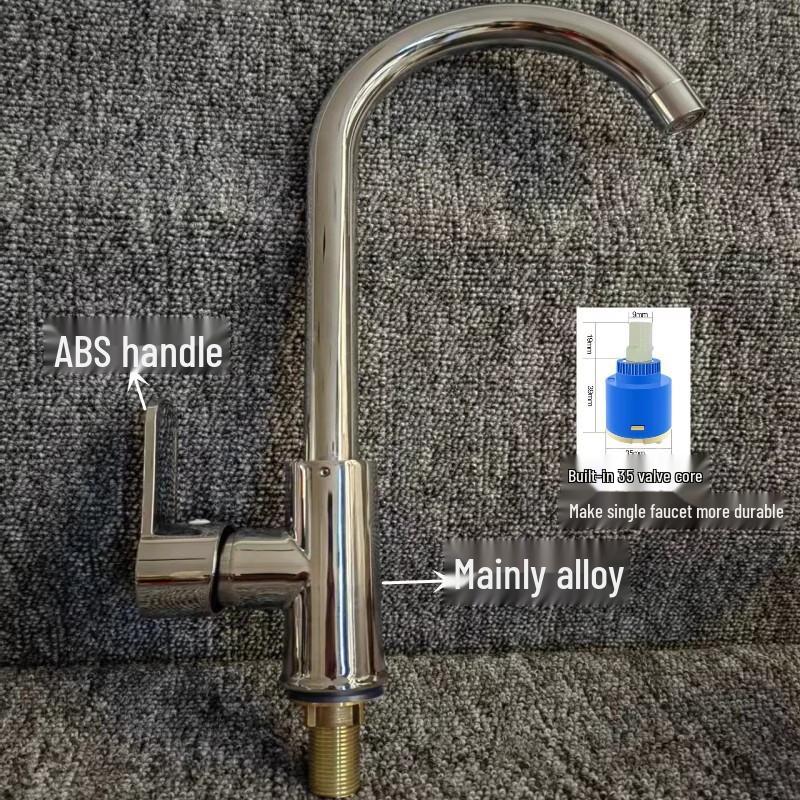 Miling All-Copper Rotatable Hot & Cold Kitchen Faucet