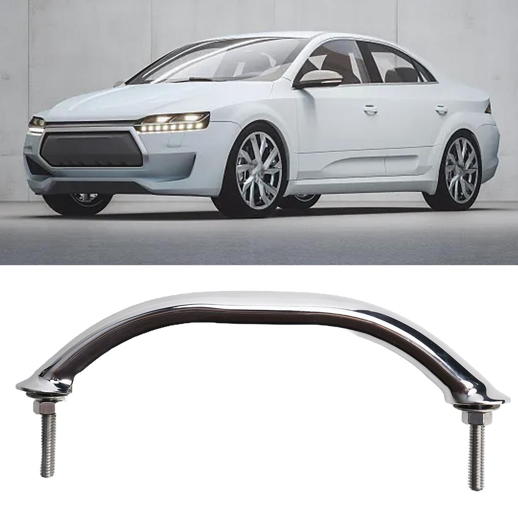 Grab Handle Marine Grab Handle 316 Stainless Steel 8.3\'\' Marine Polishe Silver Hardware High Quality Material 100% Brand New