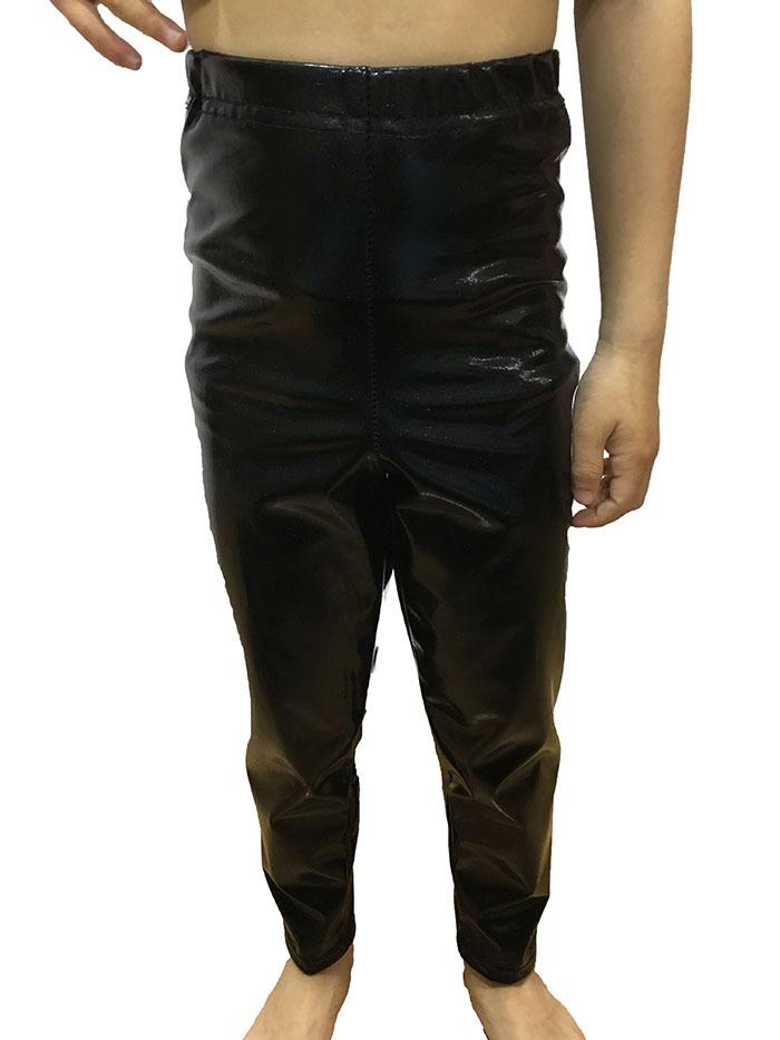 Unisex Shiny Patent Leather Dance Pants for Jazz, Cheer, & Hip Hop