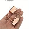 1PACK/24 Binders, Paper Clips Reusable Rose Gold Swallow Tail Clips