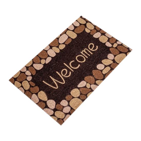 Welcome Floor Mat Non Slip Absorbent Entryway Rug Indoor Outdoor Entrance Doormat for Patio Hallway Home Decor
