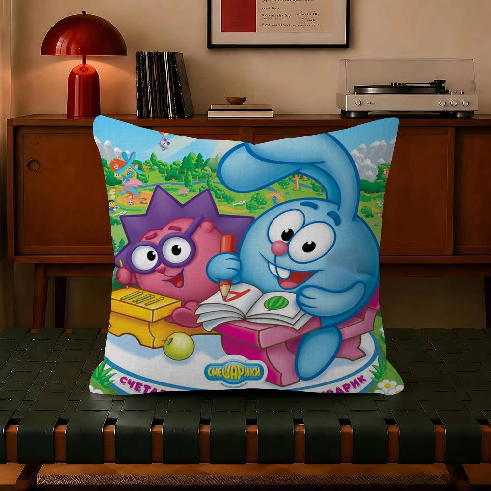 Süß lustig Cartoon kikoRiki Smeshariki Chiko Rechteckig Dekorativ Zimmer Kissenbezug Heimdeko Schlafzimmer Sofa Bett Kissenbezug x