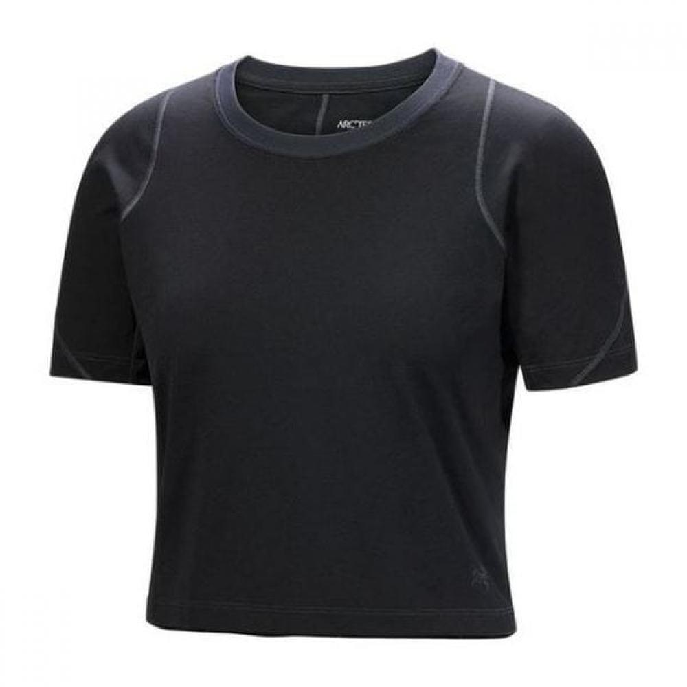Arc Teryx Fw25 T shirT Ss Women aTpfw10087 BLACK/SM(95)