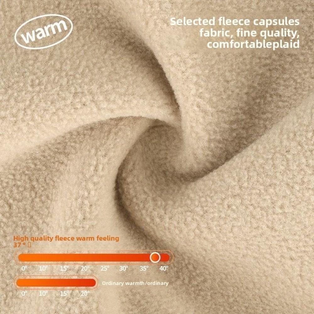 Fleece Warm Hat Mask Double Layer Ear Protection Hat Winter Warm Hat Ski Windproof Cap Women Men