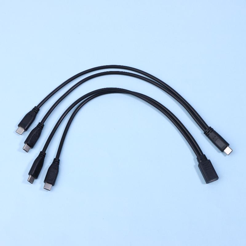 USB-C-Kabelteiler Typ-C-Kabelteiler 1 auf 2 Verlängerungskabel Netzteil 3A 15W Ladekabeladapter für mehrere Geräte