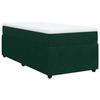 Maison Exclusive - Sommier à lattes de lit avec matelas Vert foncé 90x200 cm