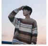 Men's Vintage Fair Isle Christmas Sweater - Thick, Cozy Japanese Retro Style