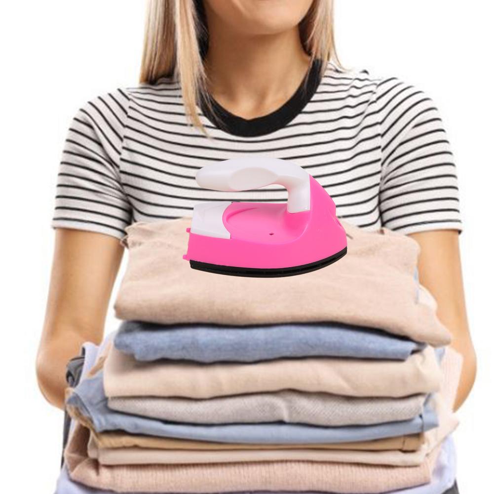 Mini Electric Iron Portable Travel Clothes Sewing Iron Craft Clothes Sewing Supplies Electric Iron Portable Travel Home Iron