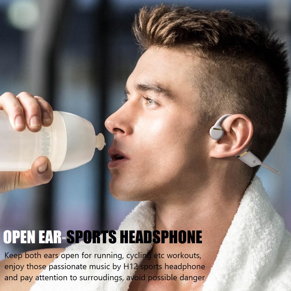 32GB Waterproof Bone Conduction Wireless Sports Headphones