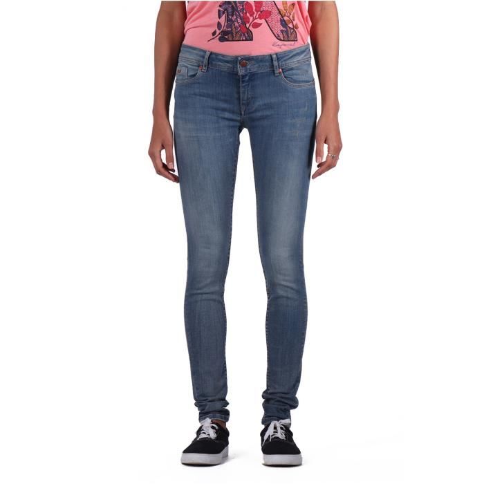 Loka 19w7 Stretch Slim Jeans - Kaporal - Slim Fit - Low Rise - Blue - Old Hand