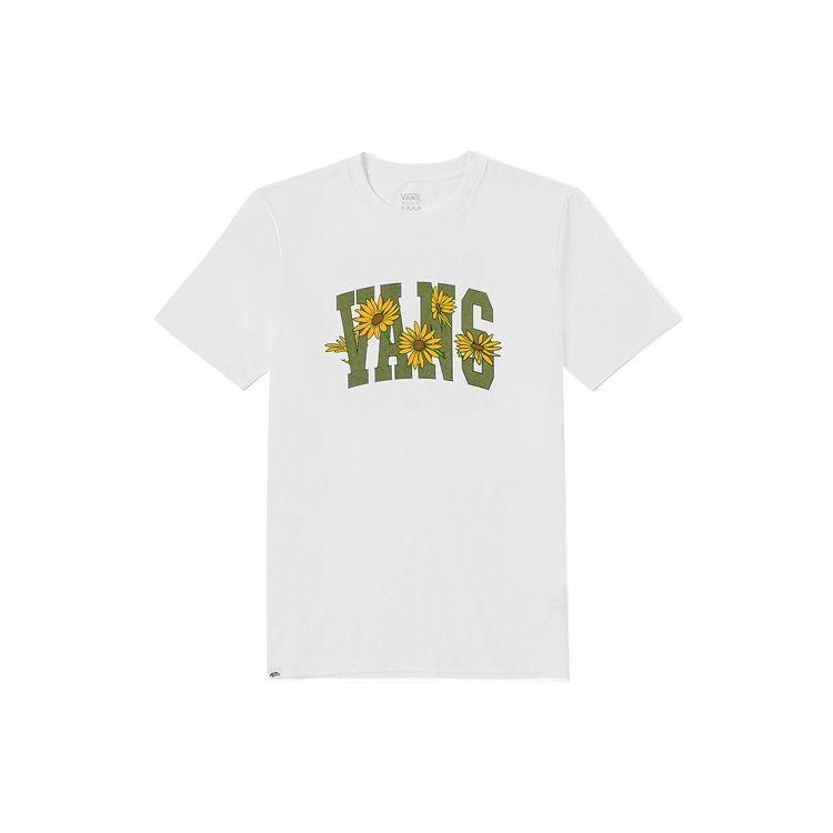 

Футболка Vans Letter Daisy Print Crew Neck с коротким рукавом, женские топы, белые VN0008Z5WHT XL