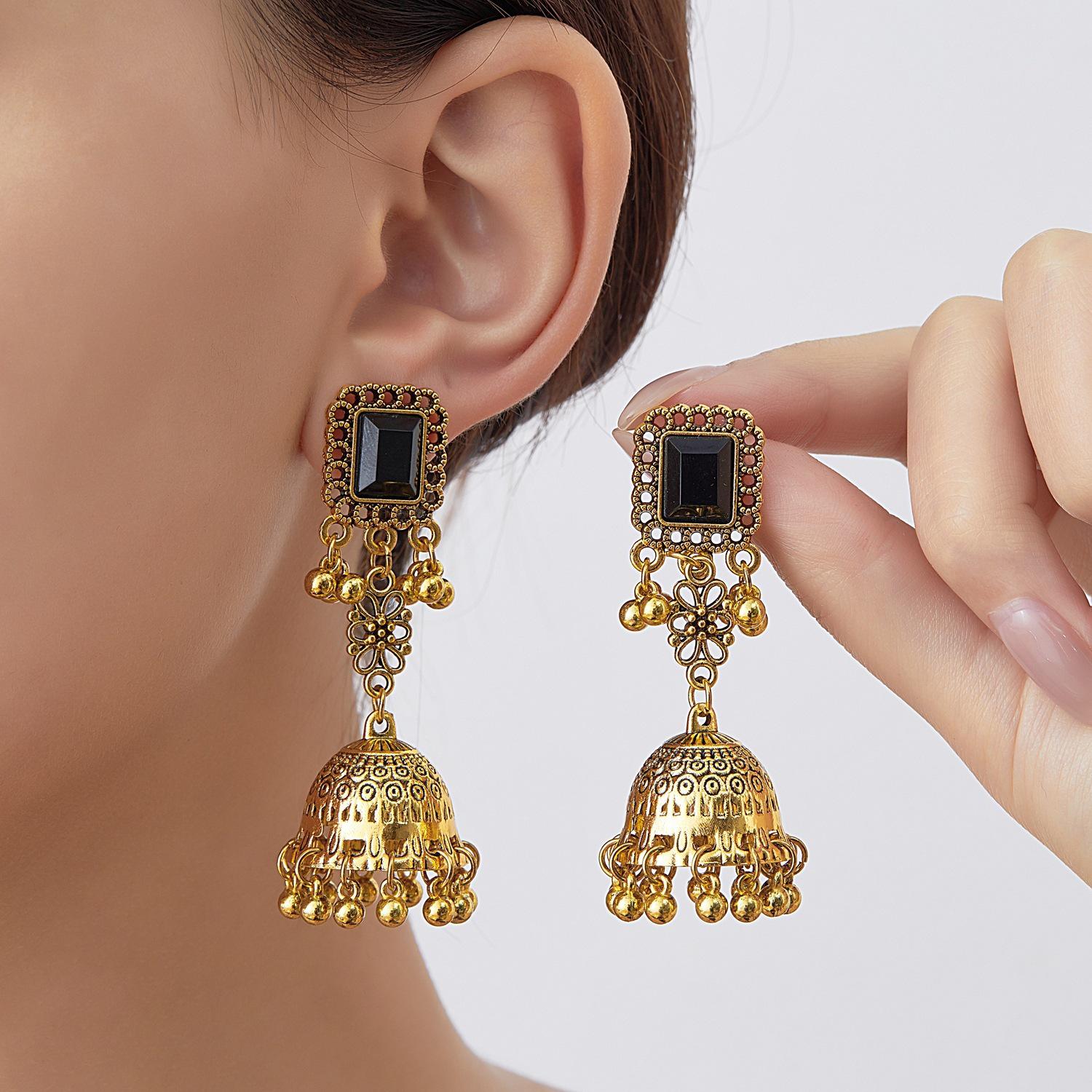 Classic Bohemian Tassel Stud Earrings - Exotic  Luxurious Style for Women
