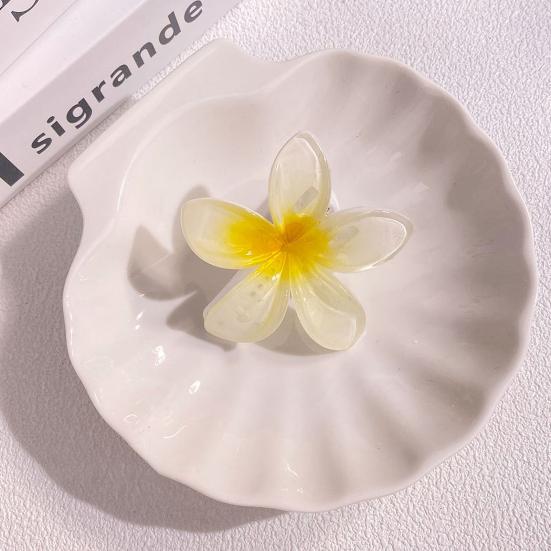 Letní dráp Přechod Barva Květ Tvar Spona do vlasů Protiskluzové Zuby Pevné sevření Zadní Spona do vlasů Každodenní nošení