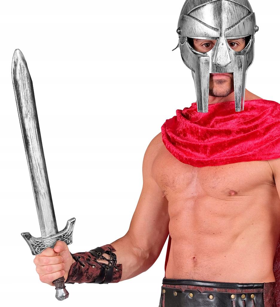 Średniowieczny Miecz Rycerski Broń Rzymianina Wojownik Gladiator Bal 66Cm