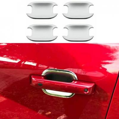 4pcs Exterior Door Handle Bowl Cover Trim For Ford F150 + Chrome Accessories