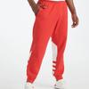 Adidas Big Trifoil Sweat Pants Red/White Men Streetwear FM3759