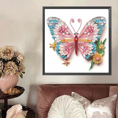 5D DIY Partial Special Shaped Drill Diamond Painting Kit Animal Decor30x30cm Rhinestone Diamond Painting Home Wall Decor